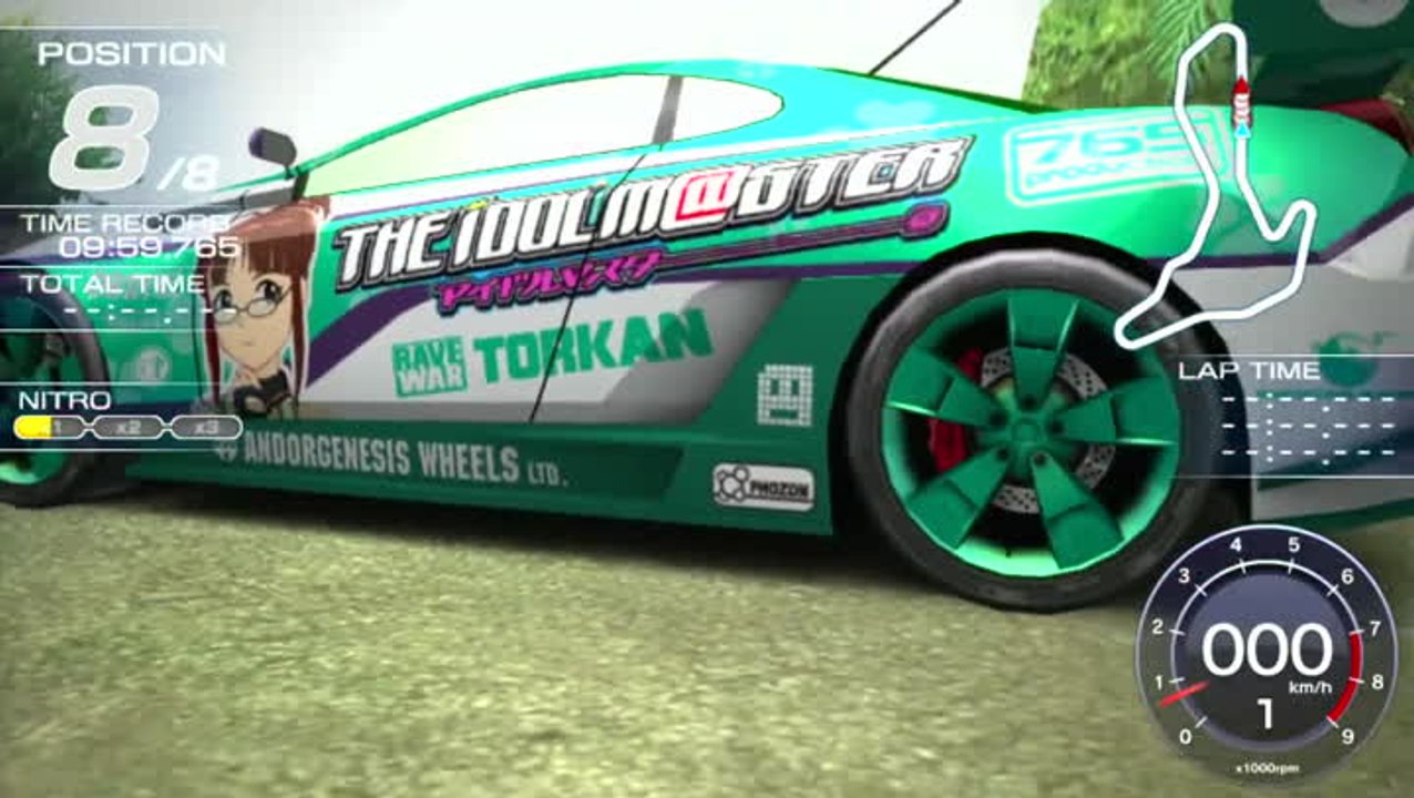 Ridge Racer : Une voiture The Idolmaster, encore et toujours