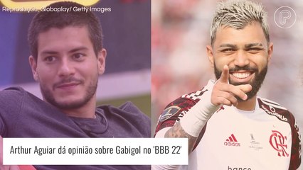 Arthur Aguiar dá opinião sobre Gabigol e jogador responde nas redes sociais