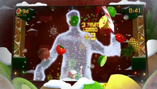 Fruit Ninja Kinect : Le DLC de Noël