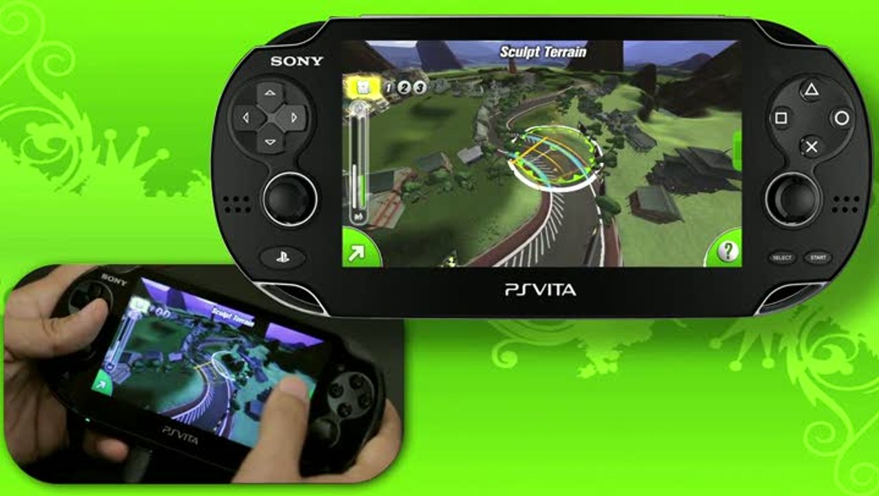 ModNation Racers : Road Trip : Editeur de circuits : Le terrain et le relief