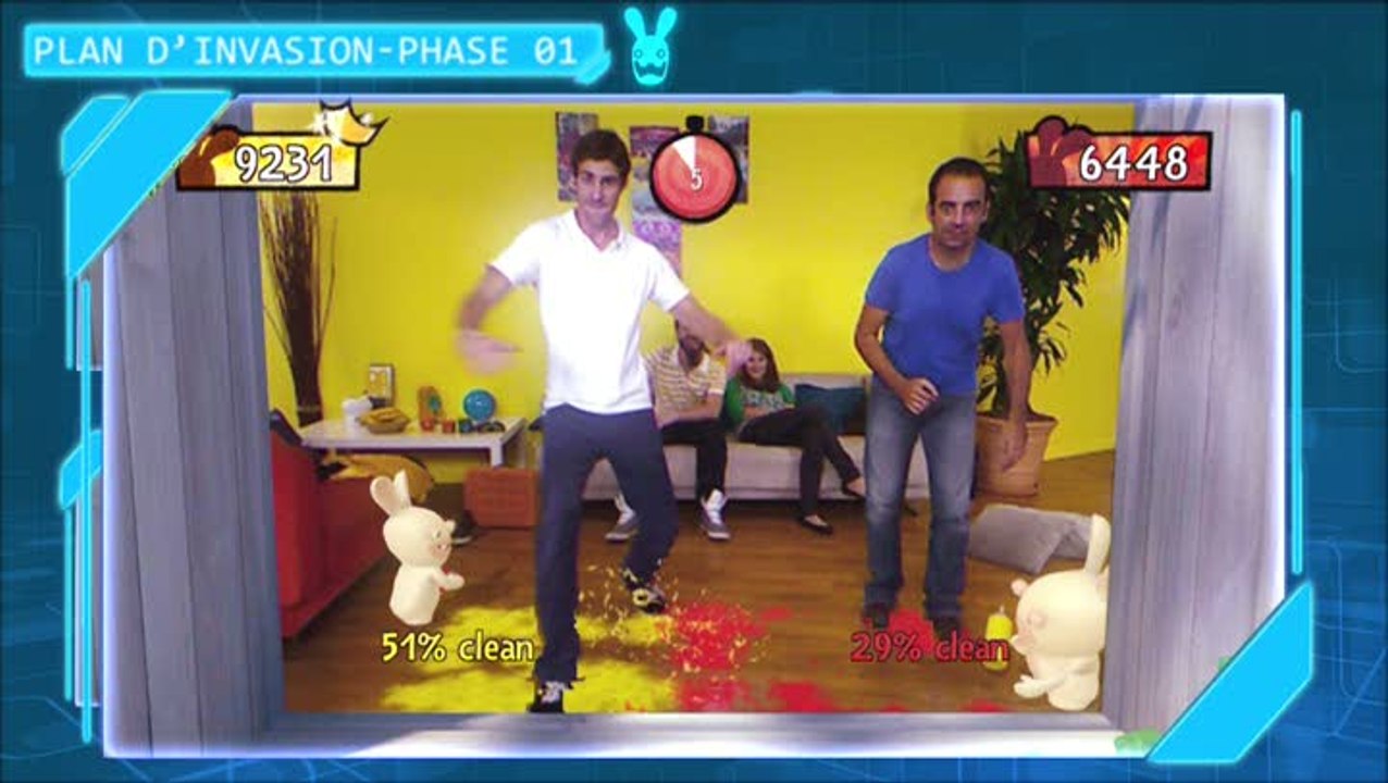 Les Lapins Crétins Partent en Live : Aperçu des mini-jeux