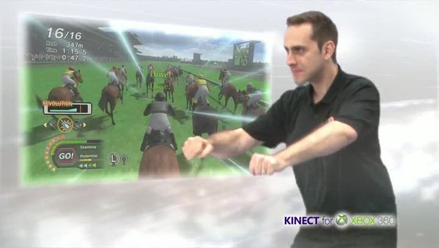 Champion Jockey : G1 Jockey & Gallop Racer : Gameplay Kinect