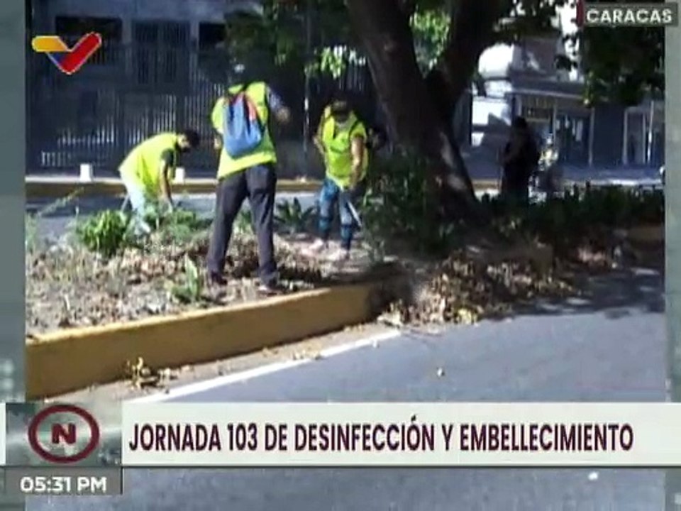Caracas | Misión Venezuela Bella realizó jornada de desinfección en la Basílica San Pedro Apóstol