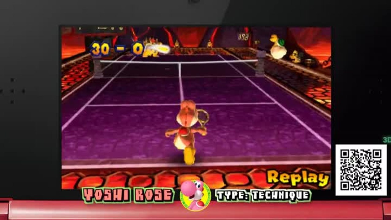 Mario Tennis Open : Les Yoshi à l'honneur