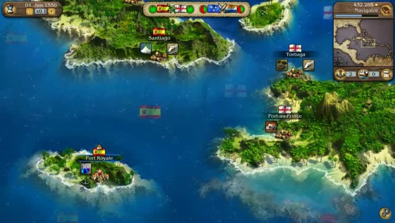 Port Royale 3 : Tutoriel - Le port principal