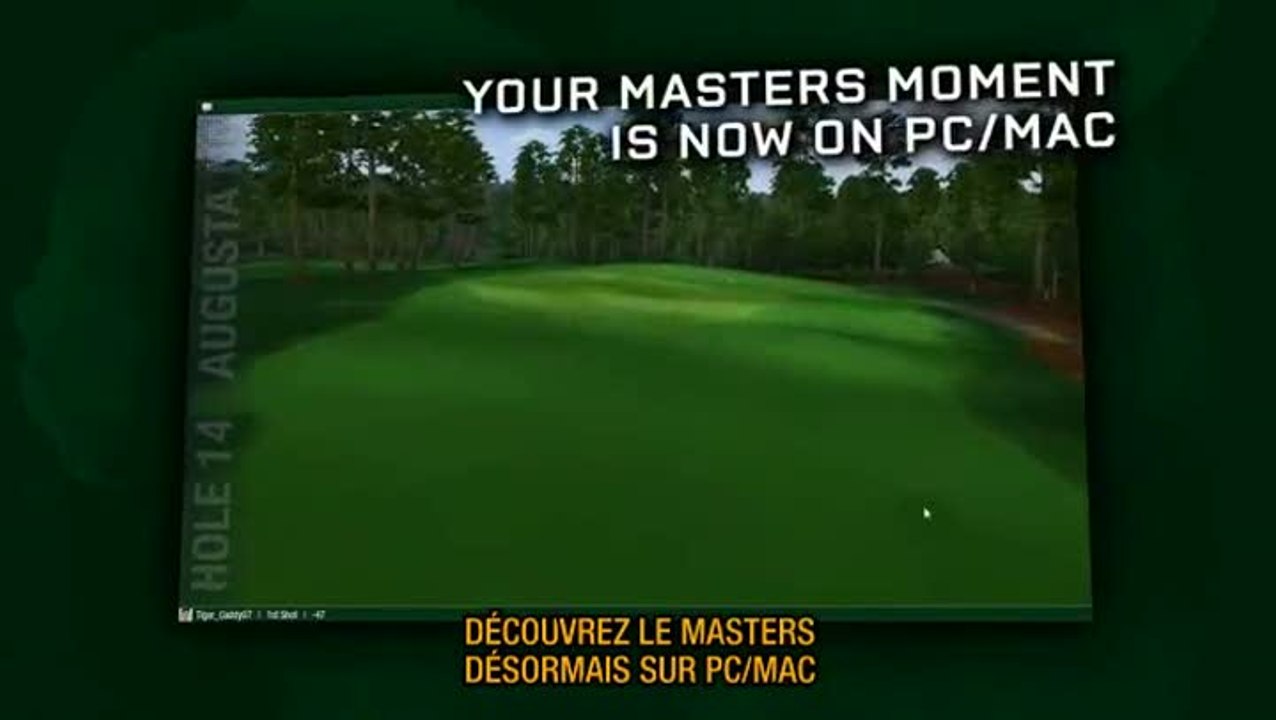 Tiger Woods PGA Tour 12 : The Masters : Enfin sur PC