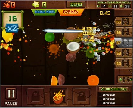 Fruit Ninja Frenzy : Les bombes spirituelles