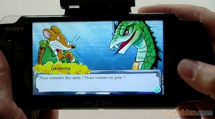 Geronimo Stilton : Le Royaume de la Fantaisie : Le Prof Layton de la PSP