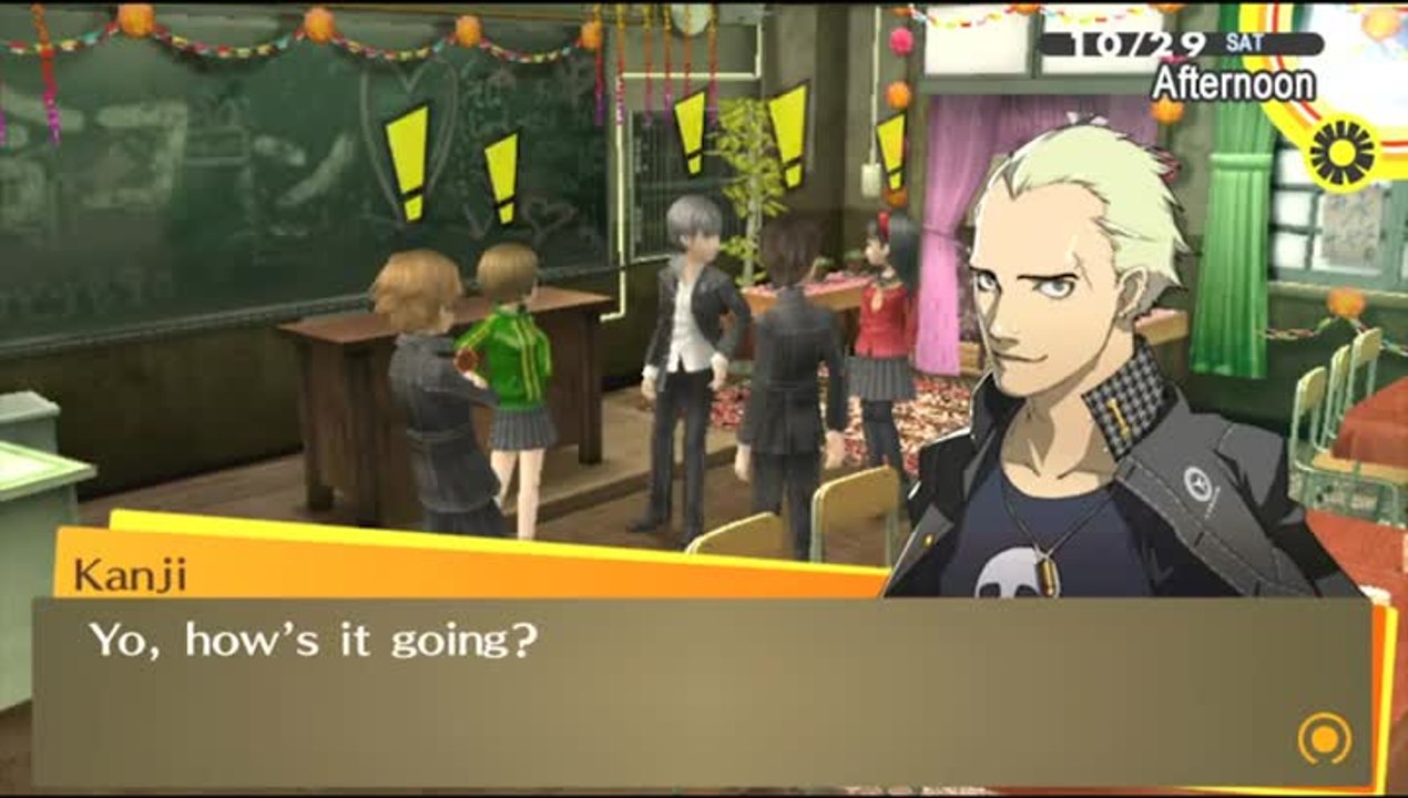 Persona 4 : The Golden : School Life : School Events