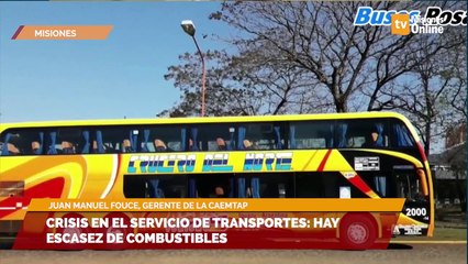 Crisis en el servicio de transportes hay escasez de combustibles