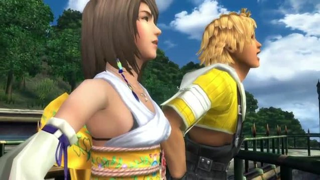 Final Fantasy X / X-2 HD : Yuna et Lulu sont dans un bateau
