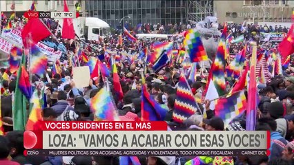 “Vamos a acabar con esas voces”, dice el senador Loza sobre los disidentes en el MAS