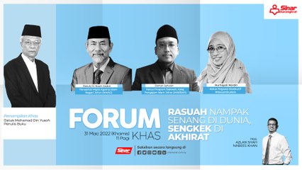 [LIVE] Rasuah nampak senang di dunia, sengkek di akhirat