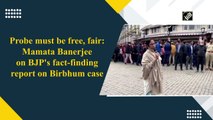 Probe must be free, fair: Mamata Banerjee on BJP's fact-finding report on Birbhum case