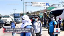 Normalistas de Ayotzinapa bloquearon autopista del Sol tras informe del GIEI