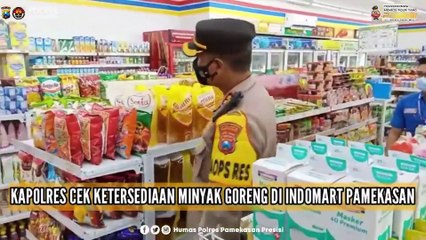 Kapolres Pamekasan Cek Ketersediaan Minyak Goreng Dan Sembako Menjelang Bulan Ramadhan