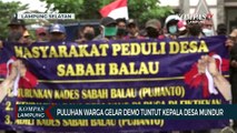 Puluhan Warga Gelar Demo Tuntut Kepala Desa Mundur