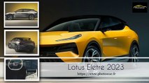 Lotus Eletre 2023 - Un design extérieur audacieux et spectaculaire