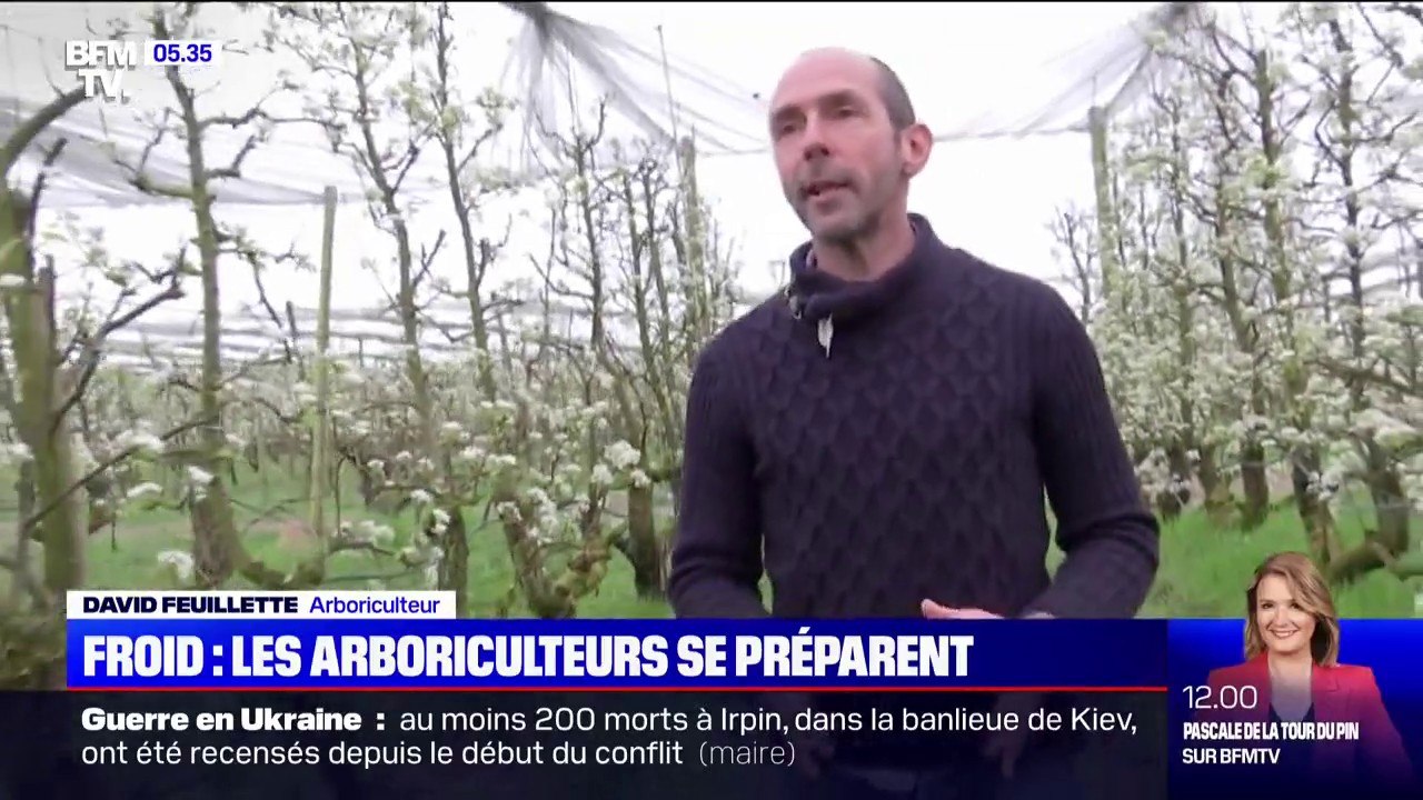 Comment cet arboriculteur se prépare à affronter la vague de froid