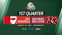 San Beda Red Lions vs EAC Generals | First Quarter | NCAA Season 97
