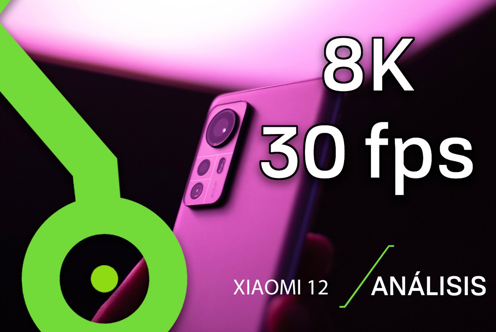 ⁣Xiaomi 12 8K 30 FPS
