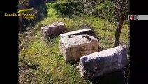 Caserta, reperti archeologici di epoca romana sequestrati in un'officina