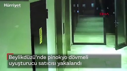 Beylikdüzü'nde pinokyo dövmeli uyuşturucu satıcısı yakalandı