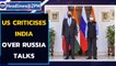 US calls India’s stand on Russian sanctions deeply disappointing | Quad nations | Oneindia News