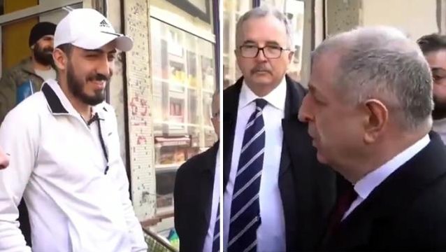 Suriyeli gençten Sizi ülkenize göndereceğiz diyen Ümit Özdağ'a tek kelimelik yanıt: İnşallah