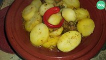 Tajine de veau aux pommes de terre et olives vertes