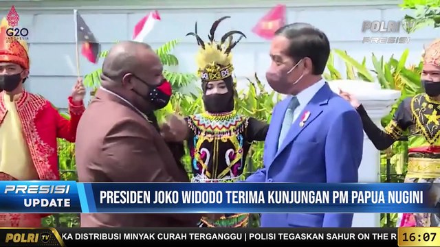 PRESISI UPDATE 16.00 WIB Presiden Jokowi Sambut Kunjungan Resmi Perdana Menteri Papua Nugini di Istana Bogor