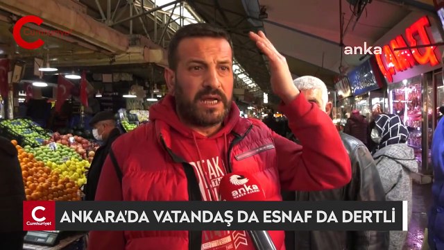 Ankara'da vatandaş da esnaf da dertli: Kalabalık var ama alışveriş yok