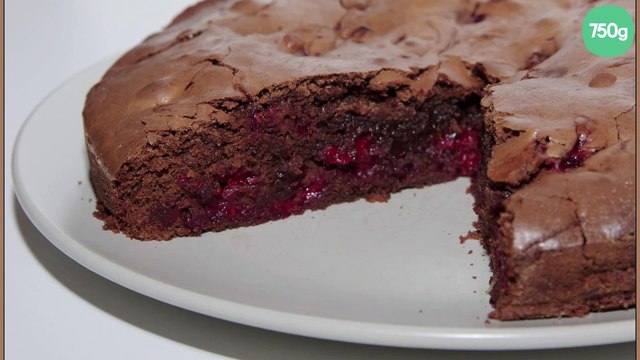 Gâteau chocolat et aux framboises