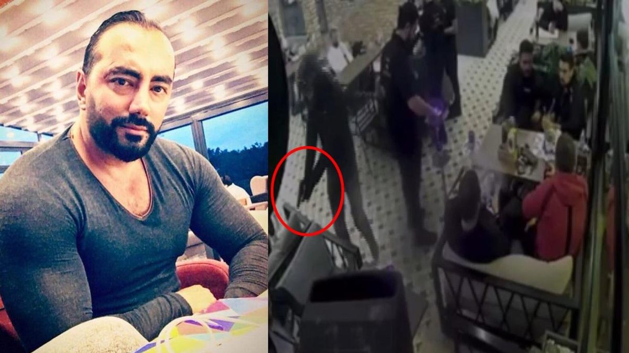 Kafede silahlı infaz kamerada