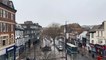 Snow falling in Maidstone as weather warning put in place
