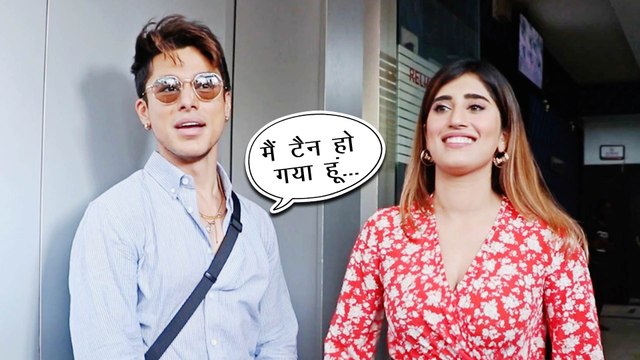 Bigg Boss Fame Pratik Sehajpal Snapped With Rumoured Girlfriend Akasa Singh In Andheri