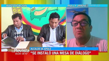 Alcalde de Apolo asegura que el conflicto de comunarios es por la explotación mineral