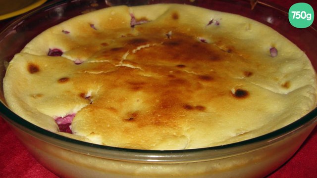 Gâteau au fromage blanc et framboises