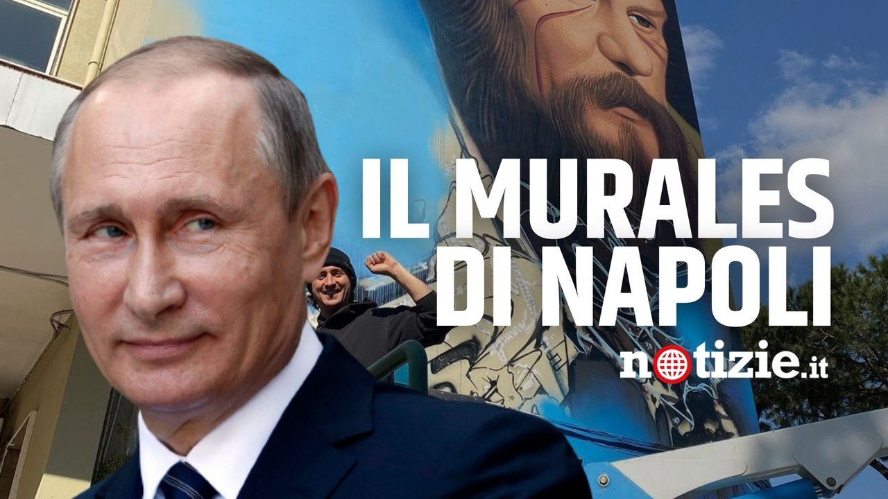 Guerra Russia-Ucraina, Putin sul murales di Jorit che raffigura Dostoevskij a Napoli: "Dà speranza"