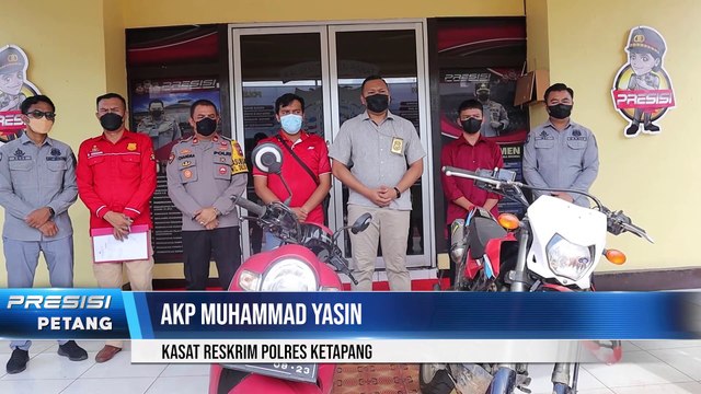 Serahkan Barang Bukti Sepeda Motor Hasil Tindak Kejahatan, Kinerja Polres Ketapang Mendapatkan Apresiasi Dari Warga Masyarakat