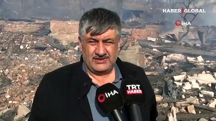 Kastamonu’da bir köy alevlere teslim oldu! Uyuyanları yanmaktan köpek kurtardı