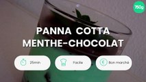 Panna  cotta menthe-chocolat