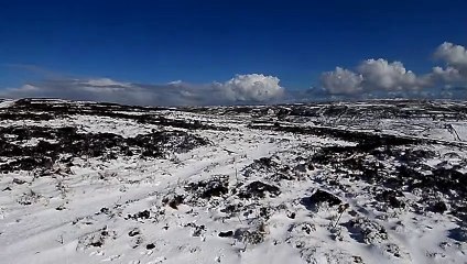 Spring snow in North York Moors