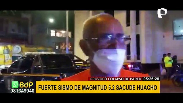 Se sintió en todo Lima: Sismo de magnitud 5.2 se registró esta noche en Huaura