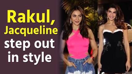 'Attack- Part 1' special screening: Rakul Preet and Jacqueline keep things simple and stylish