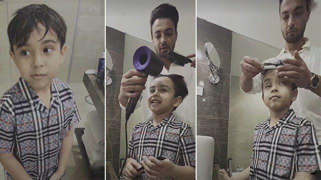 Salman Khan के Nephew Ahil Sharma का Father Aayush Sharma ने किया Hair Cut,Cute Video Viral |Boldsky