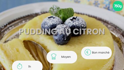 Pudding au citron