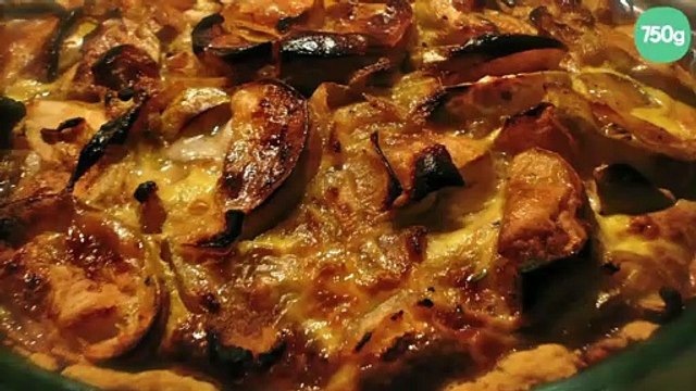 Tarte aux pommes et aux oignons