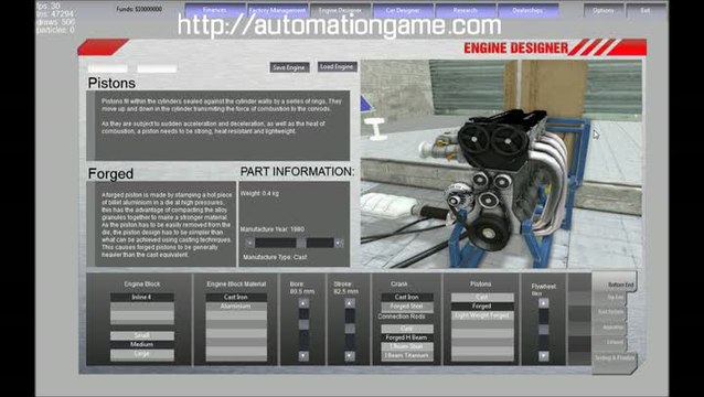 Automation : Design des moteurs