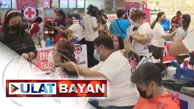 PRC, nagbigay ng libreng stress relieving services at iba pang serbisyo sa mga kababaihan sa Marikina City